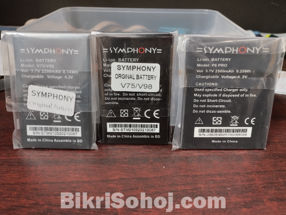 Symphony p6 pro battery / v75